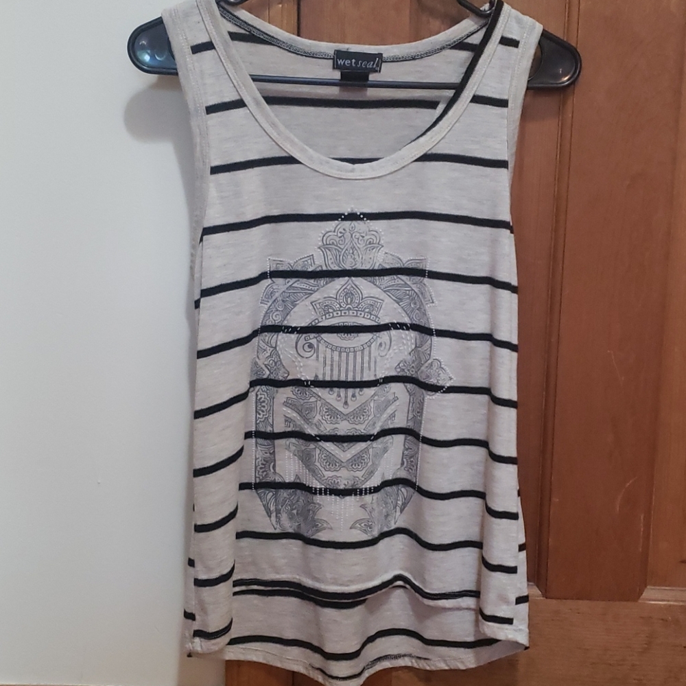 Wet seal tank top